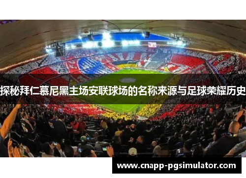 探秘拜仁慕尼黑主场安联球场的名称来源与足球荣耀历史